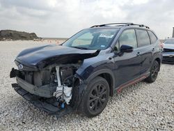 Salvage cars for sale at New Braunfels, TX auction: 2021 Subaru Forester Sport