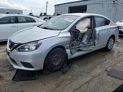 Salvage cars for sale at Chicago Heights, IL auction: 2018 Nissan Sentra S