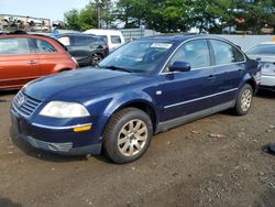 Volkswagen salvage cars for sale: 2002 Volkswagen Passat GLS