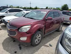 Chevrolet salvage cars for sale: 2017 Chevrolet Equinox LT