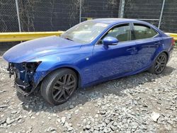 Salvage cars for sale at Waldorf, MD auction: 2016 Lexus IS 200T