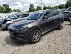 Salvage cars for sale at Lansing, MI auction: 2020 Jeep Cherokee Latitude Plus