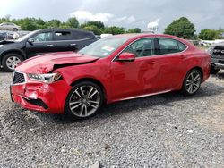 Acura salvage cars for sale: 2019 Acura TLX Technology