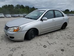 Salvage cars for sale at Mendon, MA auction: 2009 KIA Spectra EX