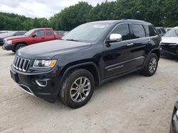 Salvage cars for sale at North Billerica, MA auction: 2016 Jeep Grand Cherokee Limited