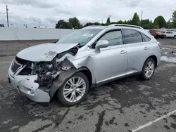 Carros híbridos a la venta en subasta: 2010 Lexus RX 450