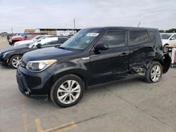 Salvage cars for sale from Copart Grand Prairie, TX: 2016 KIA Soul +