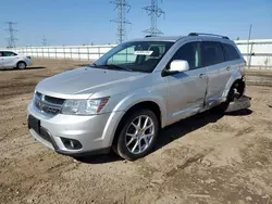 Salvage cars for sale at Elgin, IL auction: 2012 Dodge Journey Crew