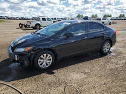 Salvage cars for sale from Copart Rocky View County, AB: 2012 Honda Civic LX