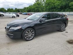 Salvage cars for sale from Copart Ellwood City, PA: 2015 Acura TLX Advance