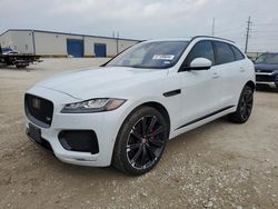 Salvage cars for sale at Haslet, TX auction: 2018 Jaguar F-PACE S