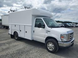Salvage cars for sale from Copart Assonet, MA: 2012 Ford Econoline E350 Super Duty Cutaway Van