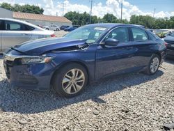 Salvage cars for sale at Columbus, OH auction: 2019 Honda Accord LX