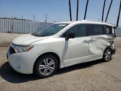 Salvage cars for sale at Van Nuys, CA auction: 2012 Nissan Quest S