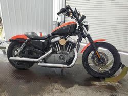 Salvage motorcycles for sale at Cahokia Heights, IL auction: 2008 Harley-Davidson XL1200 N