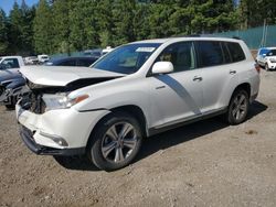 Toyota Highlander Limited Vehiculos salvage en venta: 2013 Toyota Highlander Limited