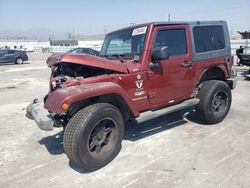 Jeep Wrangler Sahara salvage cars for sale: 2007 Jeep Wrangler Sahara