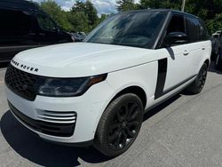 Land Rover Range Rover salvage cars for sale: 2020 Land Rover Range Rover HSE