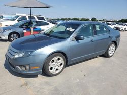 Salvage cars for sale at Grand Prairie, TX auction: 2011 Ford Fusion SE