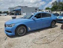 BMW Alpina b7 salvage cars for sale: 2018 BMW Alpina B7