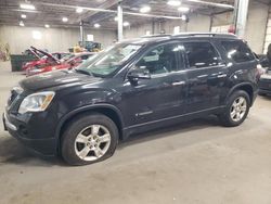 Salvage cars for sale at Blaine, MN auction: 2008 GMC Acadia SLT-1