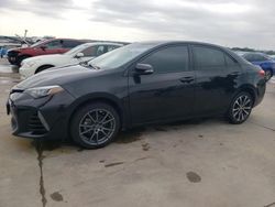 Salvage cars for sale from Copart Grand Prairie, TX: 2017 Toyota Corolla L