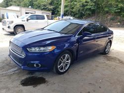 Ford Fusion Titanium Phev salvage cars for sale: 2015 Ford Fusion Titanium Phev