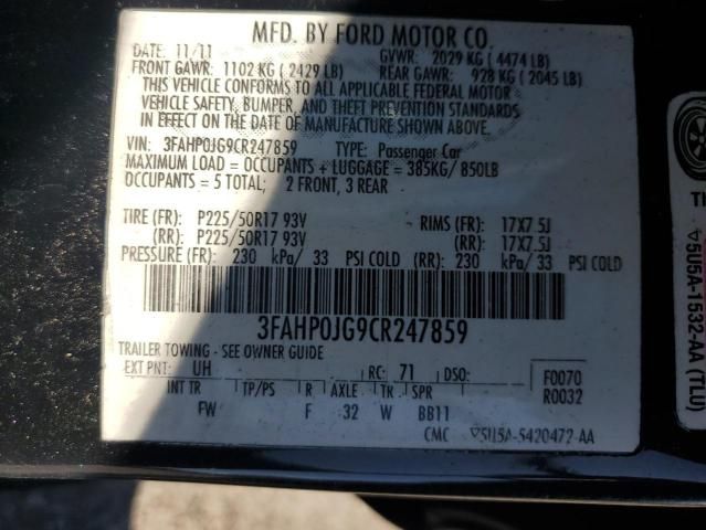 2012 Ford Fusion SEL