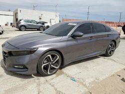 Honda Accord Sport Vehiculos salvage en venta: 2019 Honda Accord Sport