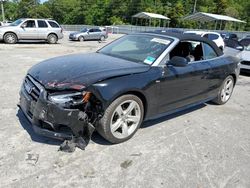 Vehiculos salvage en venta de Copart Savannah, GA: 2016 Audi A5 Premium Plus S-Line