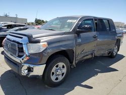 Salvage cars for sale at Martinez, CA auction: 2015 Toyota Tundra Double Cab SR/SR5