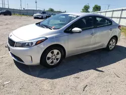 Salvage cars for sale from Copart Chicago Heights, IL: 2018 KIA Forte LX