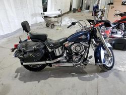 Salvage cars for sale from Copart Leroy, NY: 2012 Harley-Davidson Flstc Heritage Softail Classic