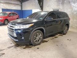 Salvage cars for sale at Chalfont, PA auction: 2019 Toyota Highlander SE