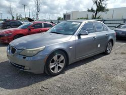 BMW salvage cars for sale: 2008 BMW 528 I