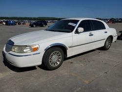 Salvage cars for sale at Grand Prairie, TX auction: 2000 Lincoln Town Car Signature