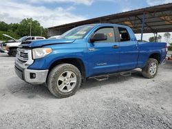 Salvage cars for sale at Cartersville, GA auction: 2017 Toyota Tundra Double Cab SR/SR5