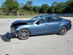 Salvage cars for sale at Fort Pierce, FL auction: 2015 Mazda 6 Grand Touring