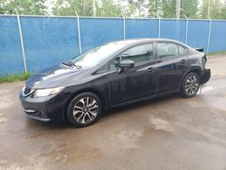 Salvage cars for sale from Copart Atlantic Canada Auction, NB: 2014 Honda Civic LX