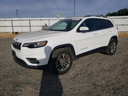 Salvage cars for sale at Sacramento, CA auction: 2019 Jeep Cherokee Latitude Plus