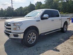 Ford salvage cars for sale: 2017 Ford F150 Supercrew