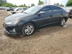 Salvage cars for sale from Copart Ontario Auction, ON: 2019 Hyundai Elantra SEL