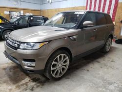 Salvage cars for sale at Kincheloe, MI auction: 2016 Land Rover Range Rover Sport HSE