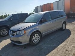 Salvage cars for sale at Bridgeton, MO auction: 2017 Dodge Grand Caravan SE