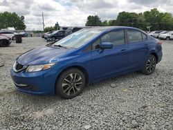 Salvage cars for sale at Mebane, NC auction: 2015 Honda Civic EX