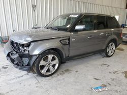 Salvage cars for sale at Franklin, WI auction: 2013 Land Rover Range Rover Sport HSE Luxury