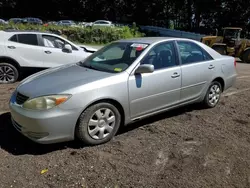Salvage cars for sale at Center Rutland, VT auction: 2004 Toyota Camry LE