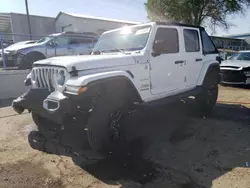 Salvage cars for sale at Albuquerque, NM auction: 2018 Jeep Wrangler Unlimited Sahara