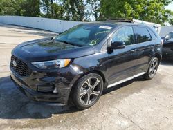 Salvage cars for sale at Bridgeton, MO auction: 2019 Ford Edge ST