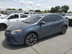 Salvage cars for sale from Copart Sacramento, CA: 2015 Toyota Corolla L